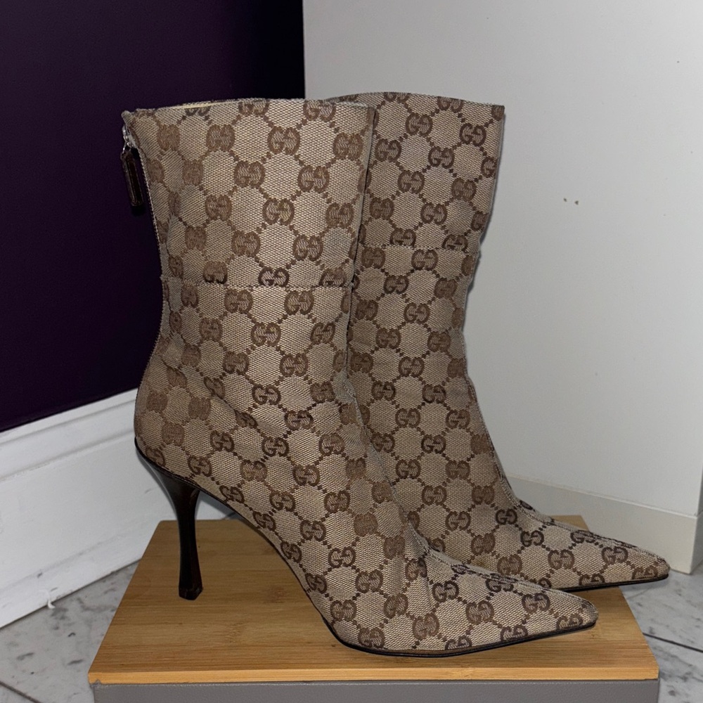 Gucci Monogrammed Bootie